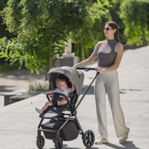 Прогулянкова коляска CARRELLO Ultra CRL-5525 Silk Grey BF