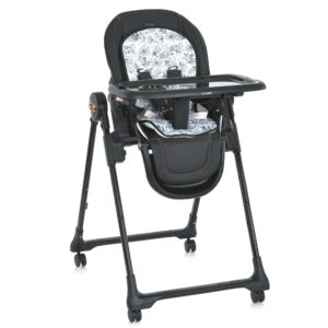Стільчик для годування ME 1037-B CRYSTAL Black Gold