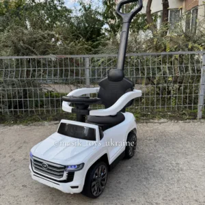 Каталка на акумуляторі пульт M 6054BLR-1 білий