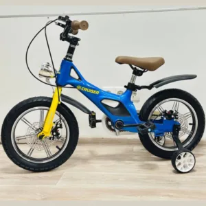 Велосипед Crussier ICONIC 14", фара, дискові гальма, Синій