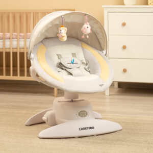 Шезлонг-гойдалка Caretero Opti Beige