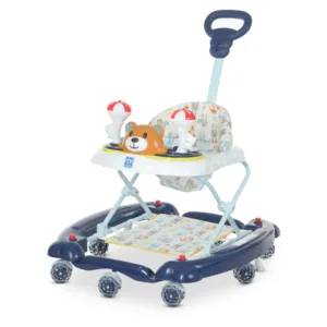 Ходунки з батьківською ручкою BAMBI M 3656A-S-3 Синій