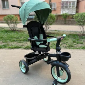Велосипед складний Turbo Trike MT 1038 М'ятно-сірий
