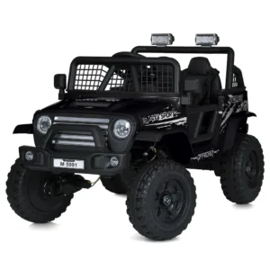 Електромобіль Джип M 5991EBLR-2, Чорний