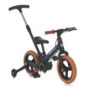 Велосипед-біговел з ручкою, складний, 1021-1BR, коричневий