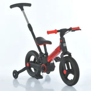 Велосипед-біговел з ручкою, складний, MB 1021-5, червоний