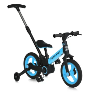 Велосипед-біговел з ручкою, складний, MB 1021-6, синій