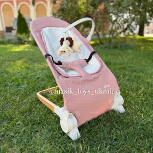Дитяче крісло шезлонг Caretero Pine Pink