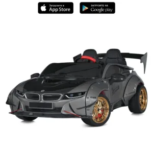 Дитячий електромобіль BMW M 5820EBLRS-11(24V), Сірий