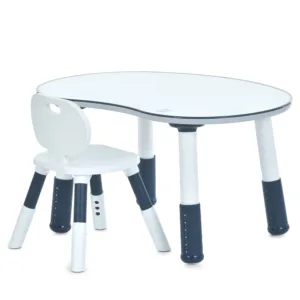 Столик зі стільчиком M 6179-4 синій МДФ+пластик