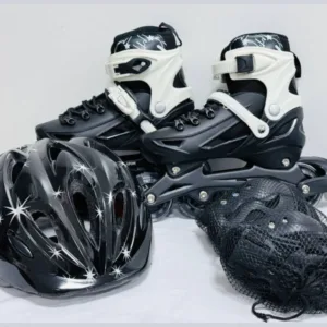 Комплект ролики шлем захист Maraton Vega L (розмір 39-42) Black