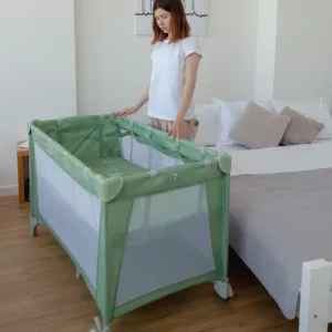 Манеж CARRELLO Piccolo+ CRL-18102 Mint Green з другим рівнем