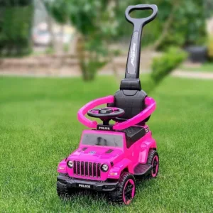 Каталка-толокар Jeep M 4288-8 рожевий (на батарейках)