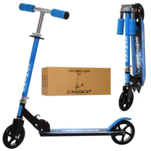 Самокат двоколісний, кермо складається SR2-005-BLB синій