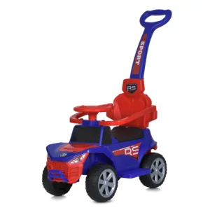 Каталка-толокар на батарейках M 5764EL-4-3 синьо-червоний