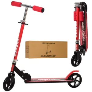 Самокат двоколісний, кермо складається SR 2-005-RB червоний