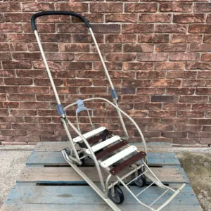 Санки-трансформери з колесами "Мрія" бежевий