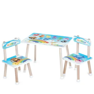 Дерев'яний столик з 2 стільчиками M 501-2 райдуга