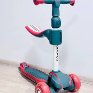 Самокат-біговел 2в1 Maraton Flex red-green