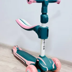 Самокат-біговел 2в1 Maraton Flex pink-green