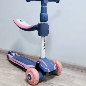 Самокат-біговел 2в1 Maraton Flex pink