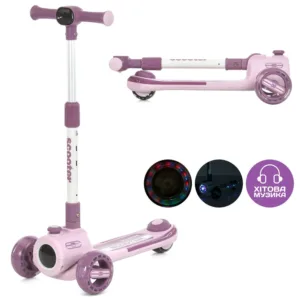 Самокат JR3-135-P рожевий