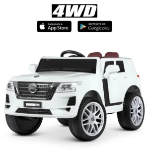 Електромобіль Nissan M 4837EBLR-1 білий