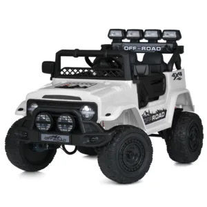 Дитячий електромобіль джип JJ2122EBLR-1 білий