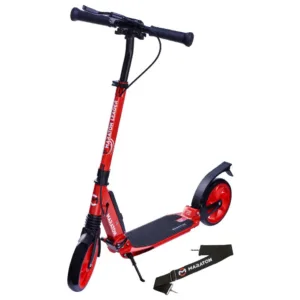 Самокат Maraton Leader червоний + ремінь