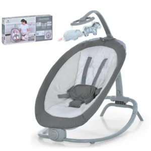 Заколисуючий центр-шезлонг 6601 сірий